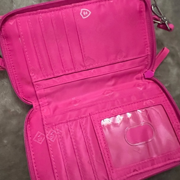 Vera Bradley Pink Quilted Crossbody Bag with Camera Bag RFID New - Picture 5 of 6